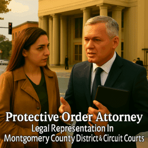 Protective Order Lawyer in Montgomery County and Protective Order Attorney for appealing protective order in Moco