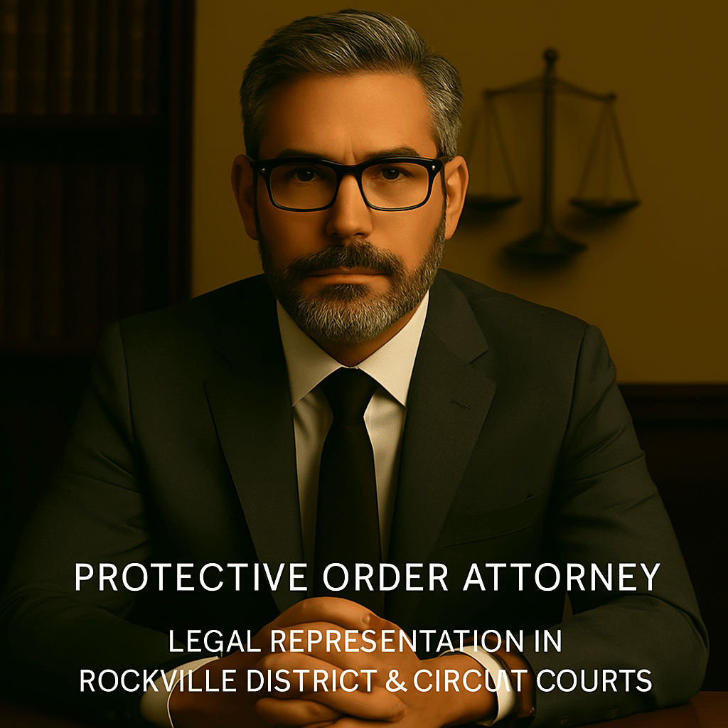protective order lawyer in Rockville MD and Rockville protective order attorney